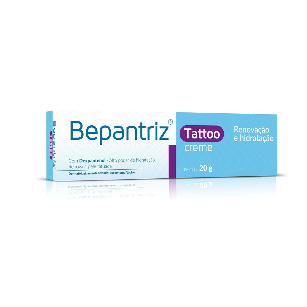 Bepantriz TATTOO Proteção e Hidratação 20g - Cuidado Especial para ...