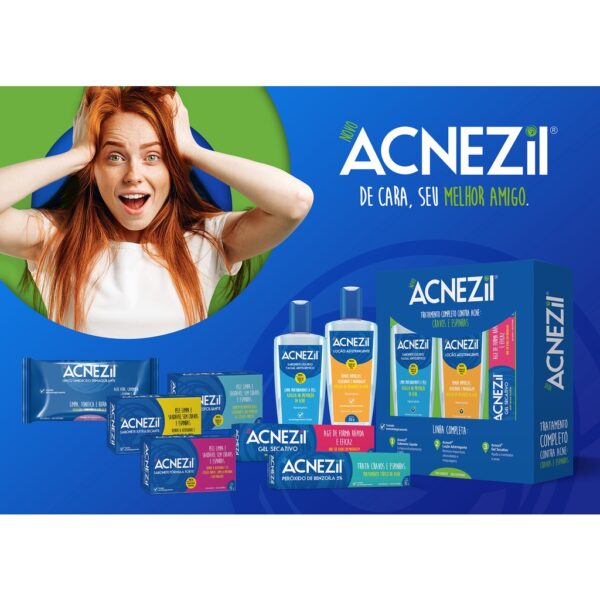 Sabonete Carvão Ativado Acnezil Limpeza profunda - Cimed 90g - Image 3