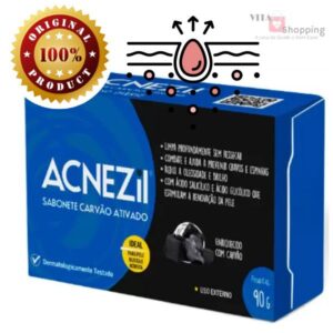 Sabonete Carvão Ativado Acnezil Limpeza profunda - Cimed 90g