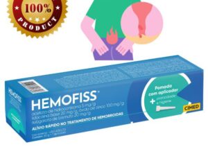 Pomada Para Hemorroida Hemofiss com 1 ou 10 aplicadores - 30g - Cimed