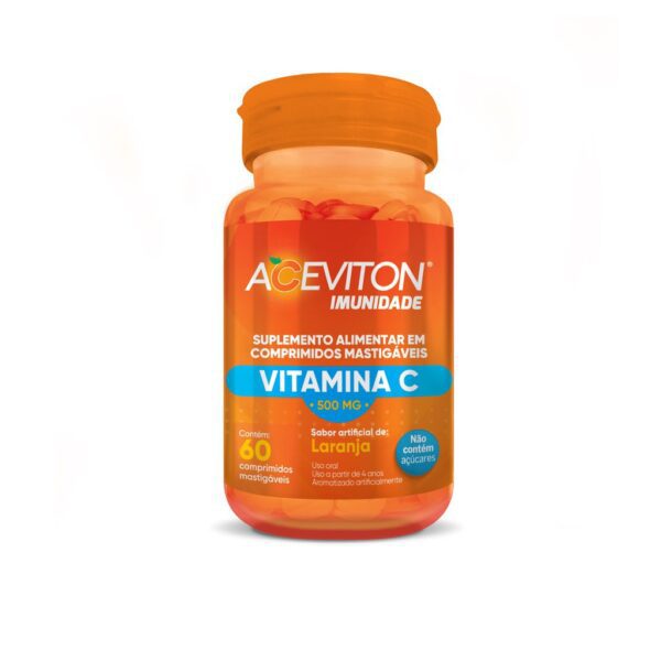KIT com 2 - Aceviton Imunidade Vitamina C com 60 Comp Mastigáveis - Imagem 5