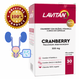 LAVITAN CRANBERRY 500mg - Infecção urinária
