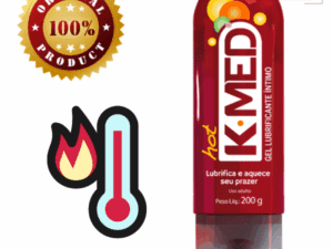 Gel Lubrificante K-MED HOT, Esquenta a relação - 200mg