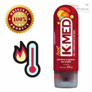Gel Lubrificante K-MED HOT, Esquenta a relação - 200mg