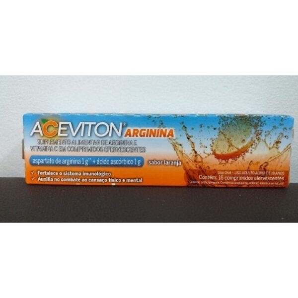 Vitamina C - Aceviton Arginina com 16 Comp Eferverscentes - Image 3