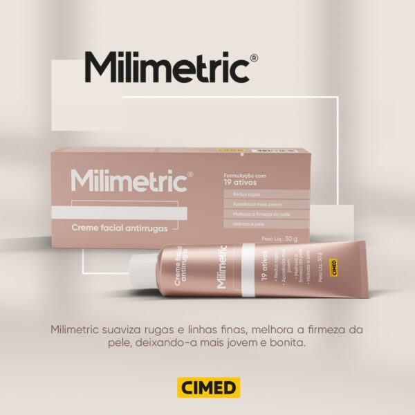 CREME FACIAL ANTIRRUGAS MILIMETRIC 30GR - CIMED - Image 3
