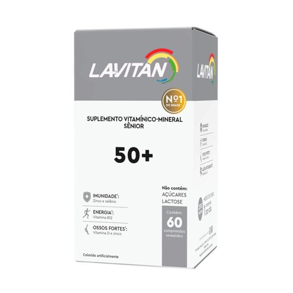LAVITAN VITALIDADE 50+, 60 CAPS, SÊNIOR, VITAMINA IDOSOS - Image 5