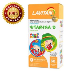 Vitamina D Infantil Lavitan Patati Patatá com 30ml | Imunidade - Sabor Limão - CIMED