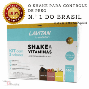 Kit Redubío Emagrecimento - Shake Dieta De 21 Dias 3 Sabores