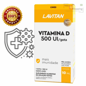 Vitamina D Lavitan em Gotas 500 UI - CIMED - 10ml