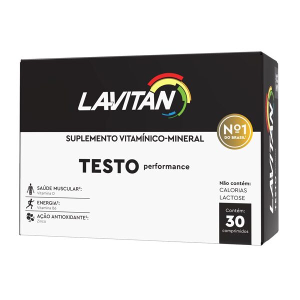 TESTO Performance Lavitan, Potência e Vitalidade - 30 comprimidos - Image 5