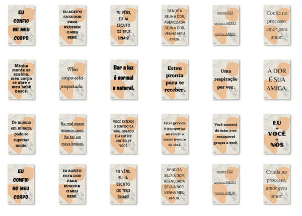 kit de Frases Motivacionais para Gestação e Parto - Image 2