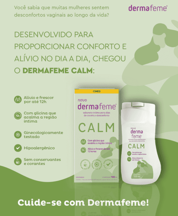 Calmante Íntimo Dermafeme Calm - Sabonete líquido - 100ml - Image 3