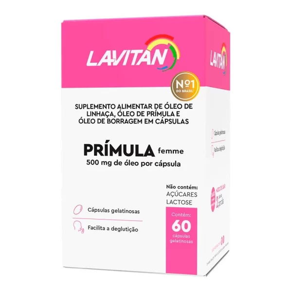 Lavitan Prímula - Sintomas Menopausa e TPM, Linhaça Borragem - Image 5