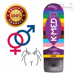 Lubrificante Intimo 2 em 1 K-MED, Gel Lubrificante - Edição LGBTQIA+