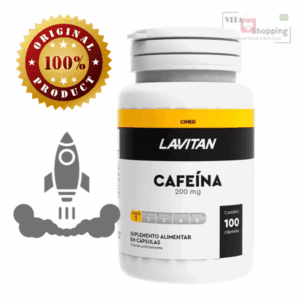 LAVITAN CAFEÍNA 200MG - 100 Cápsulas - CIMED