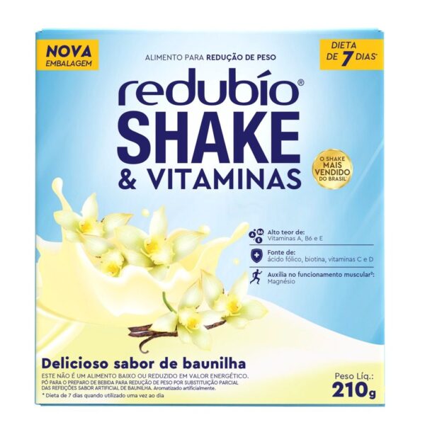 Kit Redubío Shake Dieta De 21 Dias Com 3 Sabores - EMBALAGENS INDIVIDUAIS, 630g - Controle de Peso - Image 3