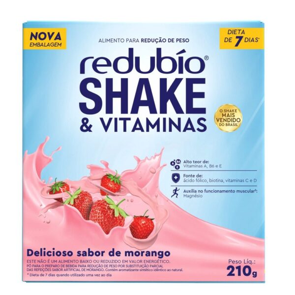 Kit Redubío Shake Dieta De 21 Dias Com 3 Sabores - EMBALAGENS INDIVIDUAIS, 630g - Controle de Peso - Image 4