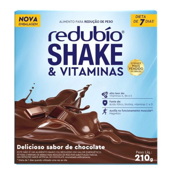 Kit Redubío Shake Dieta De 21 Dias Com 3 Sabores - EMBALAGENS INDIVIDUAIS, 630g - Controle de Peso - Image 5
