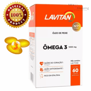 Suplemento Omega 3 Lavitan c/ 60 - Saúde e Bem-estar