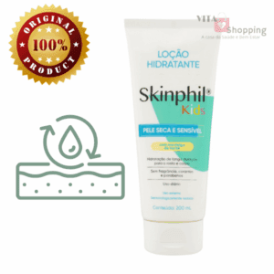 Creme Hidratante Skinphil Kids, Hidratação profunda e suave.