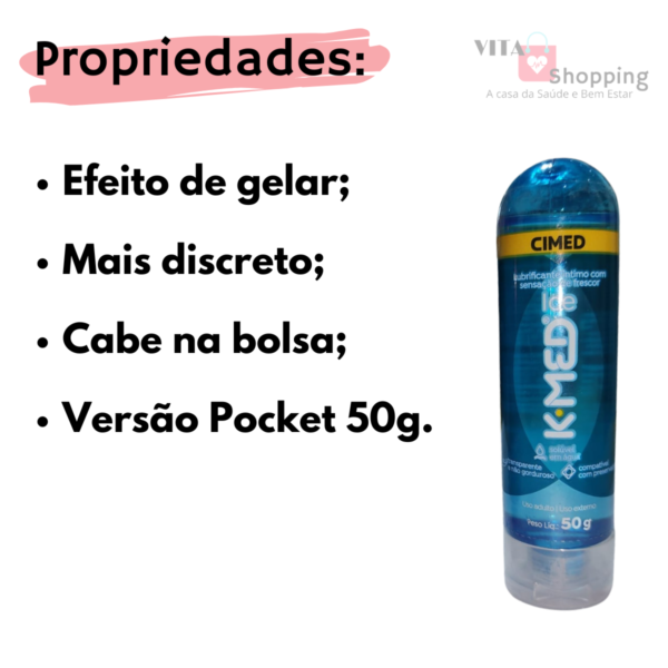K-Med Ice Pocket - Lubrificante Íntimo 50g - Image 2