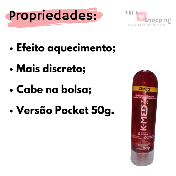 K-Med Hot Pocket - Lubrificante Íntimo 50g - Image 2