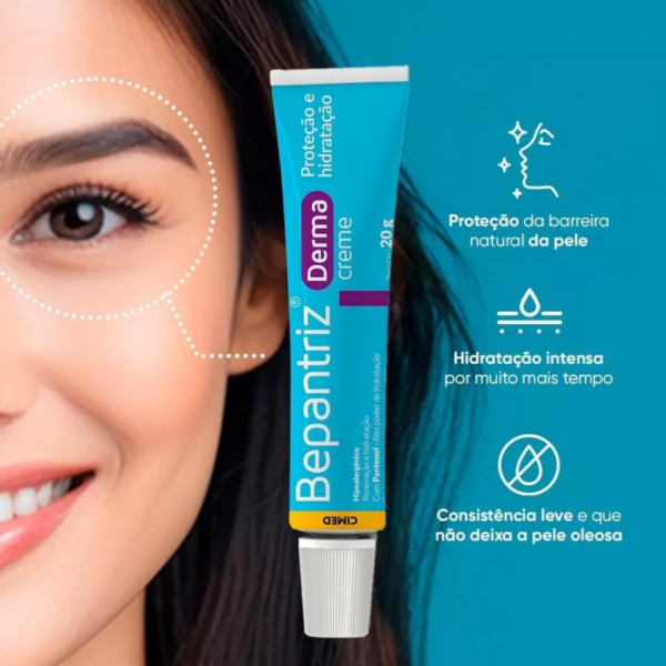 BEPANTRIZ DERMA CREME BG 20G - Hidratação Profunda da pele. - Image 3