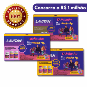 Lavitan Familhão - Suplementos + Benefícios, concorra R$ 1MM
