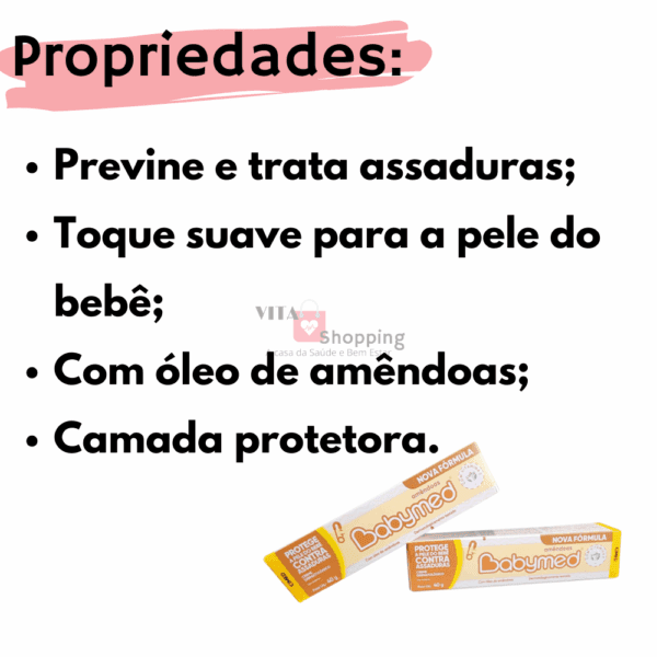 BABYMED AMENDOAS - Previne e Trata assaduras no bebê - Image 2