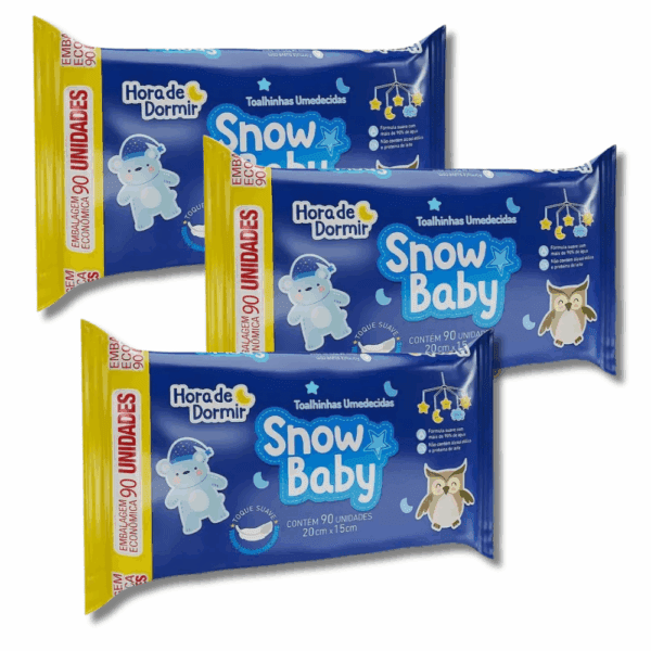 Toalha Umedecida Snow Baby Hora de Dormir - Extra Suave - Image 3