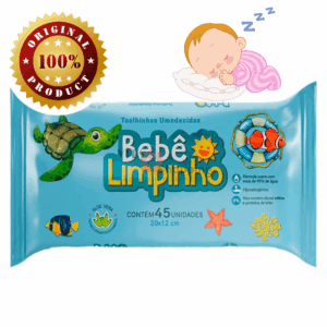 Toalha Umedecida Bebê Limpinho Economia - Com Aloe Vera