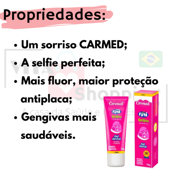 Carmed Gel dental Fini - Kit com 2 sabores - Image 4
