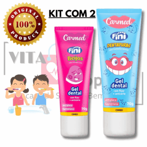 Carmed Gel dental Fini - Kit com 2 sabores