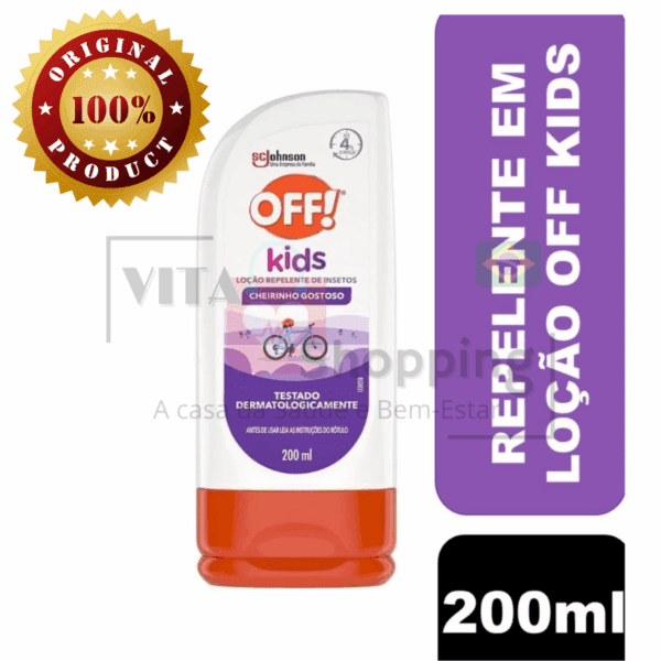 Kit 3 unids Repelente Infantil Off Kids - Proteção Extra
