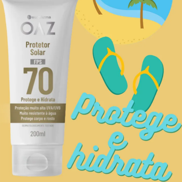OAZ PROTETOR SOLAR 70 FPS - Toque seco - Corpo todo - Rende+ - Image 5