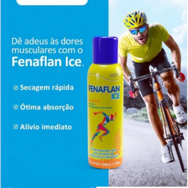 FENAFLAN ICE MASSAGEADOR AEROSSOL 120g - Relaxa e Refresca - Image 3