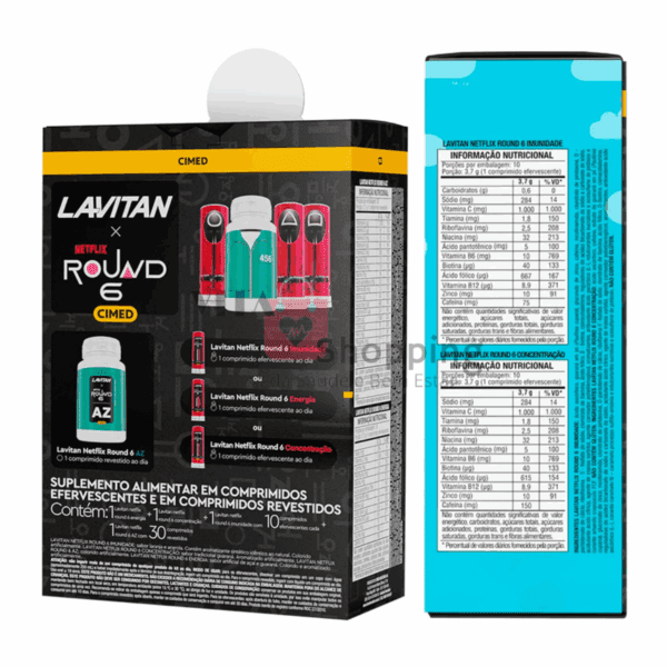 Lavitan Round 6 Kit Multivitaminico +Energia e Disposição - Image 5