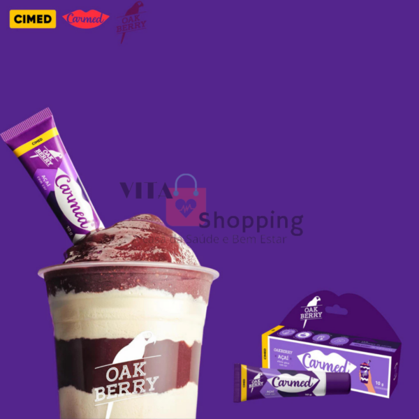 Hidratante Labial Carmed Oakberry Açai Cimed 10g - Image 5