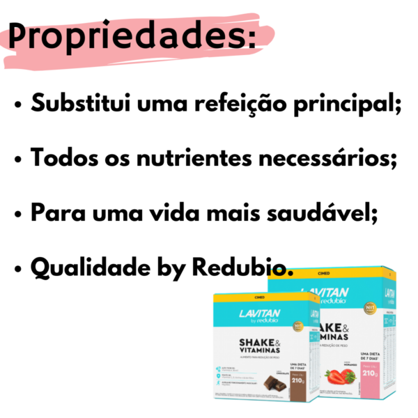 Lavitan By Redubío Shake & Vitaminas Sabor Chocolate 210g - Image 2