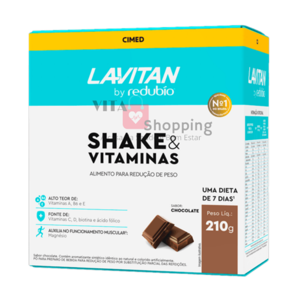 Lavitan By Redubío Shake & Vitaminas Sabor Chocolate 210g - Image 5