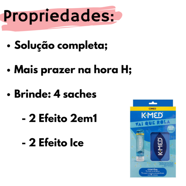 Kit K-Med Lubrificante 50g + Preservativo K-Misinha - Image 2