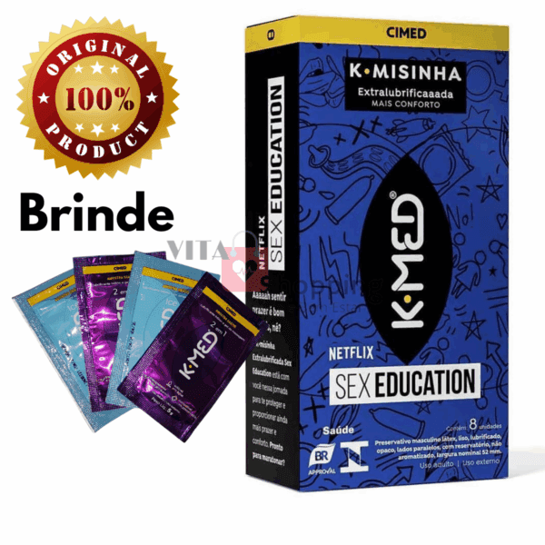 Preservativo K-Med K-misinha Tradicional 8 Unidades