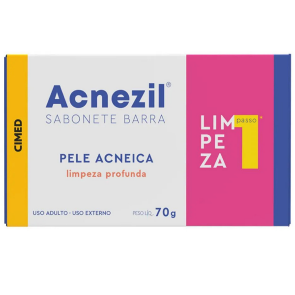 Acnezil Sabonete em Barra Pele Acneica Limpeza Profunda 70g - Image 3