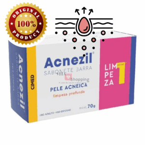 Acnezil Sabonete em Barra Pele Acneica Limpeza Profunda 70g