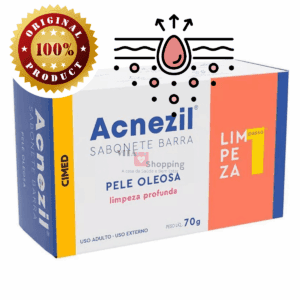Acnezil Sabonete em Barra Pele Oleosa Limpeza Profunda 70g