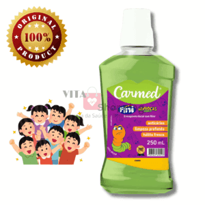 ENXAGUANTE BUCAL CARMED FINI MINHOCAS - Hálito Fresco 250ml