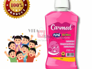 ENXAGUANTE BUCAL CARMED FINI BEIJOS - Hálito Fresco 250ml