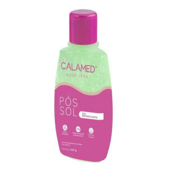 Pós-Sol Calamed Gel Aloe Vera 120g - Ação Refrescante - Image 4