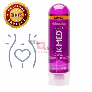 K-Med 2 em 1 Pocket - Lubrificante Íntimo 50g